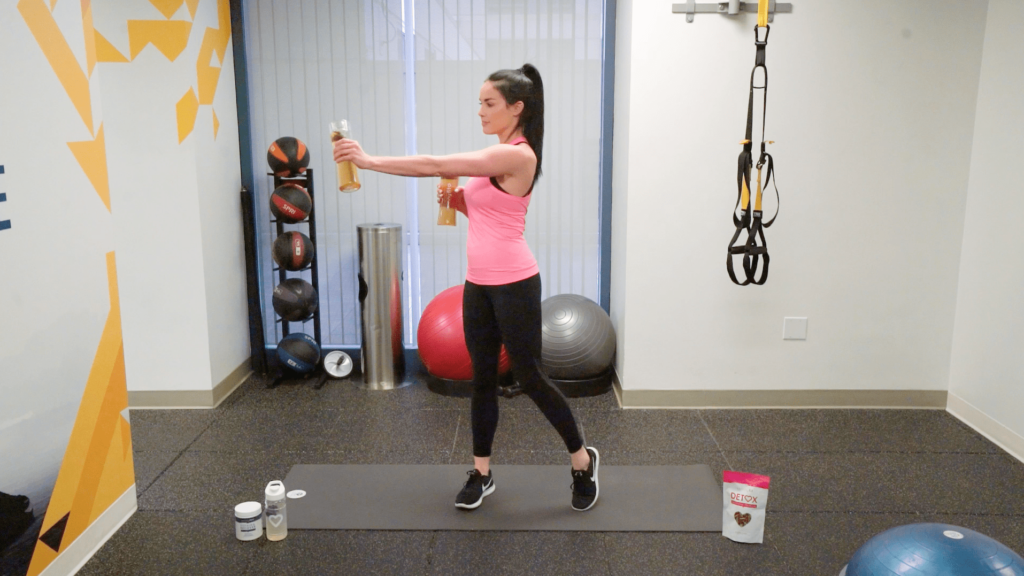 AtHome Water Bottle Arm Workout (When You Don't Have Weights)