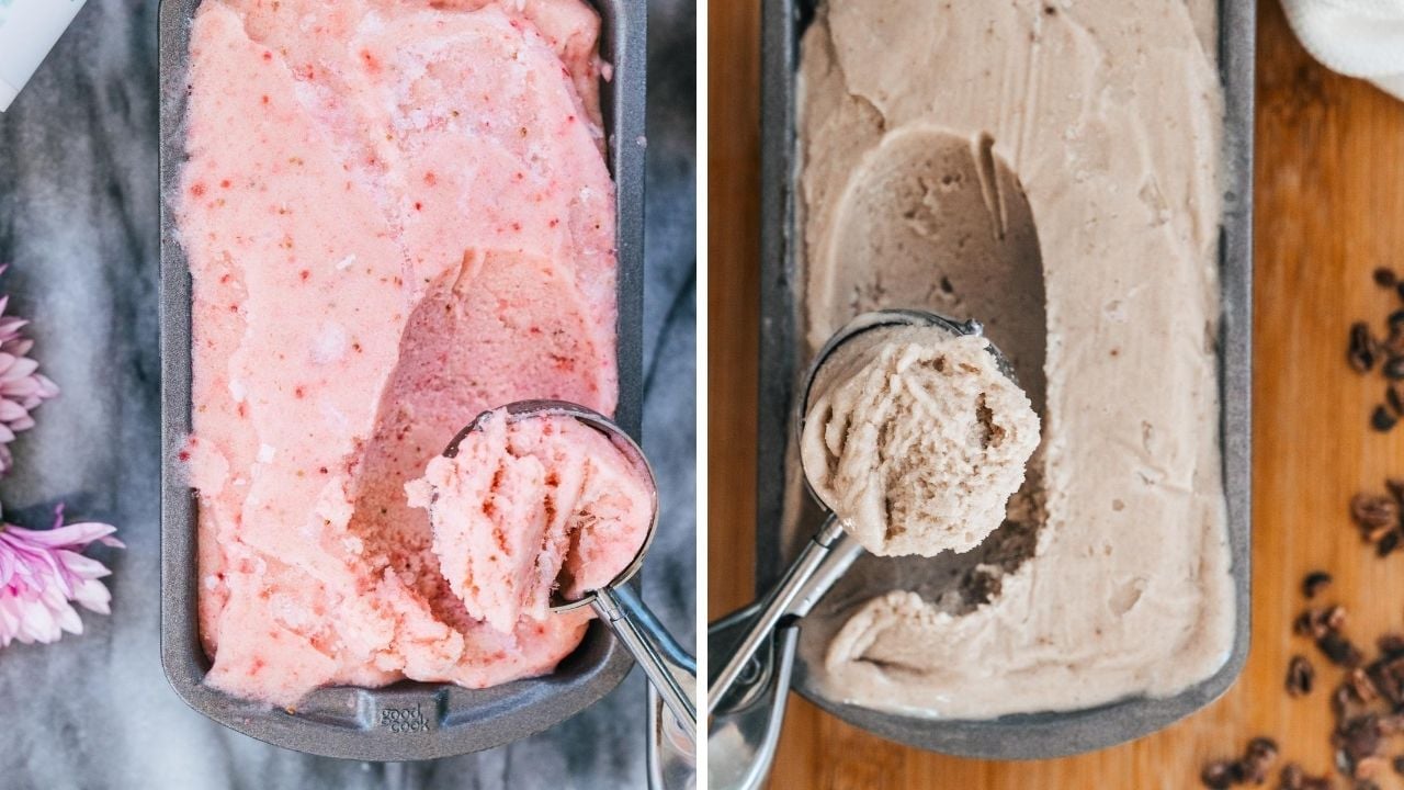 3-Ingredient Healthy Ice Cream Recipes (No-Churn!)