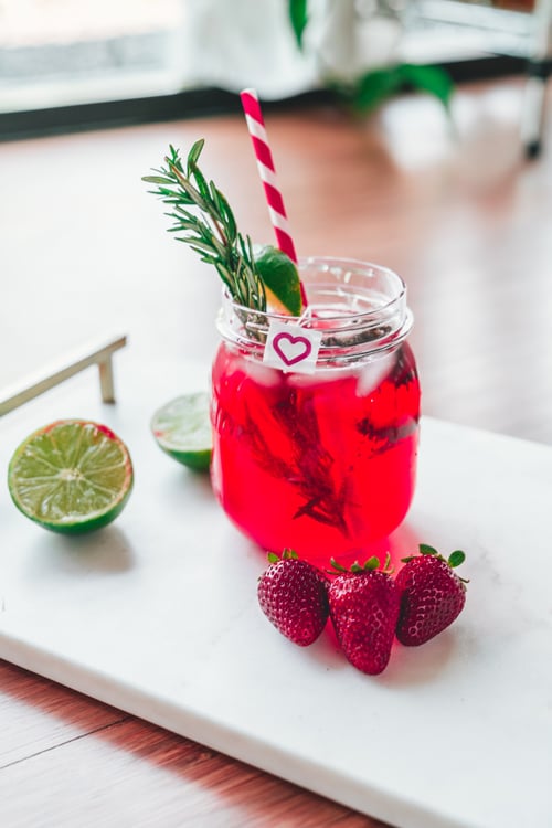 strawberry limeade detox