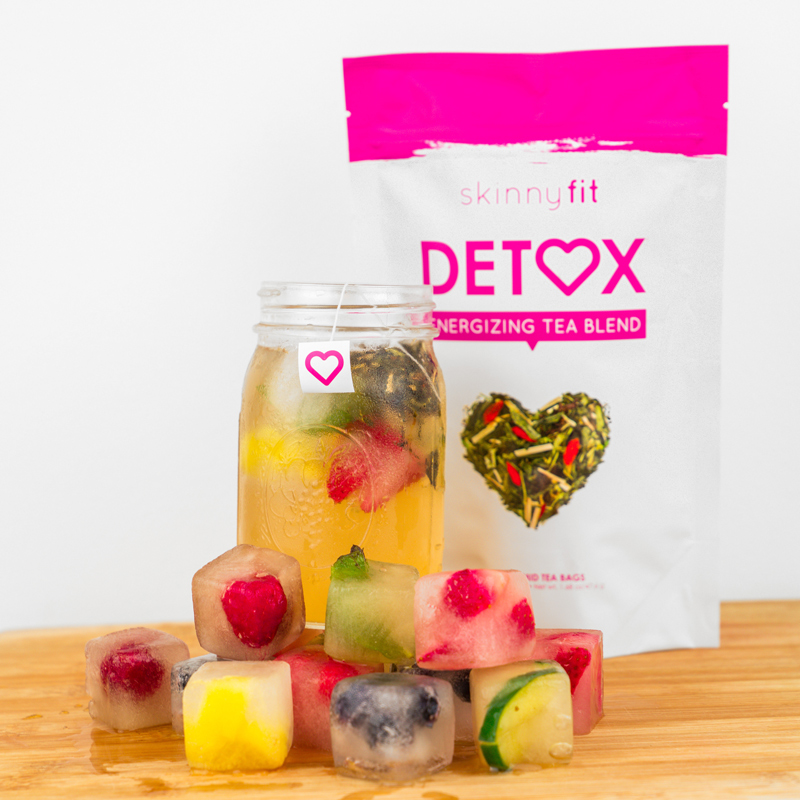 flavored ice cubes detox ice cubes