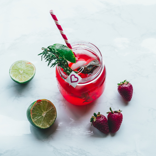 strawberry detox limeade recipe