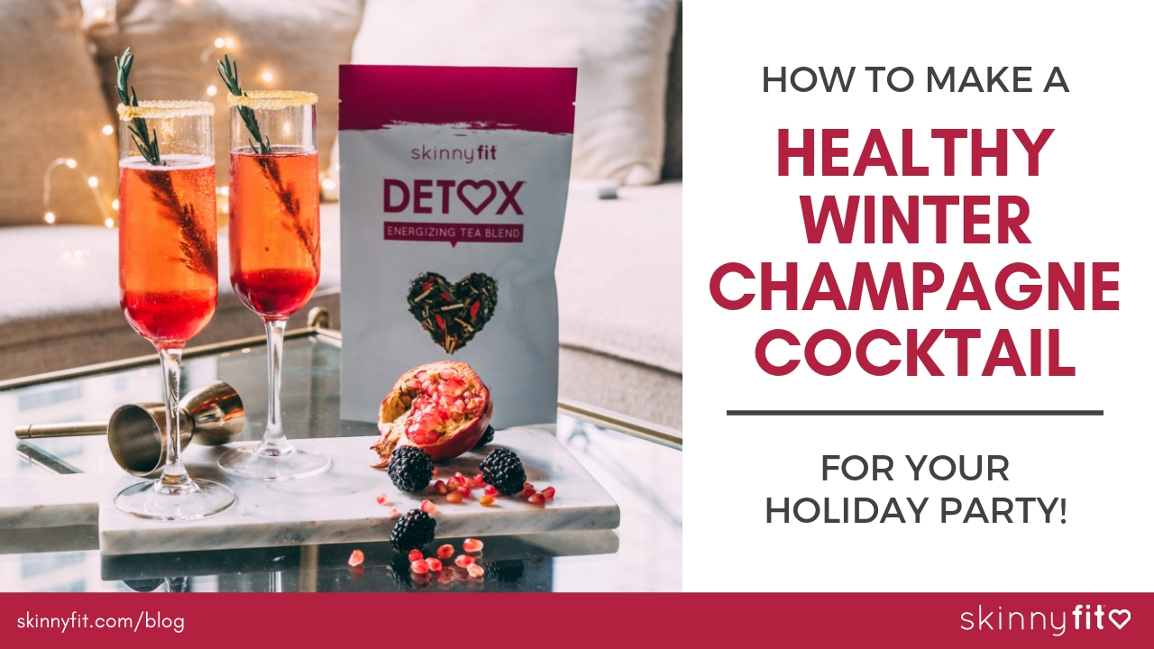 winter champagne cocktail