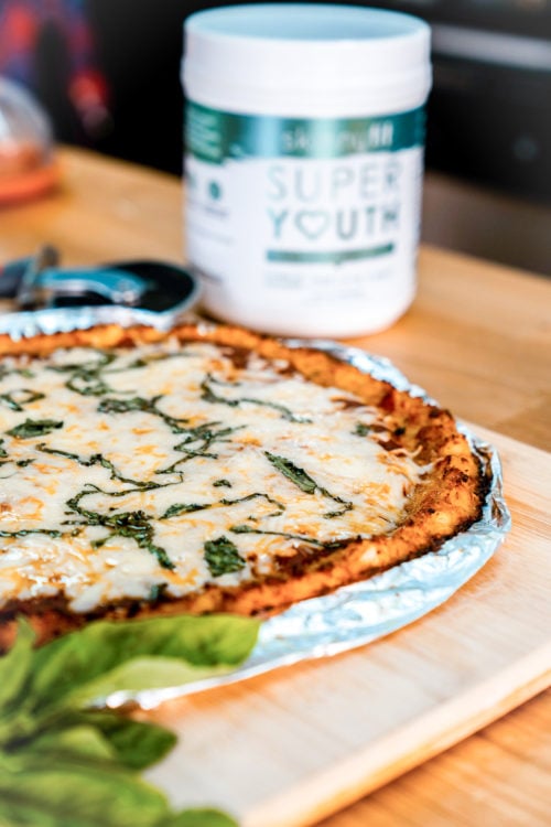 Keto Cauliflower Pizza Crust Recipe