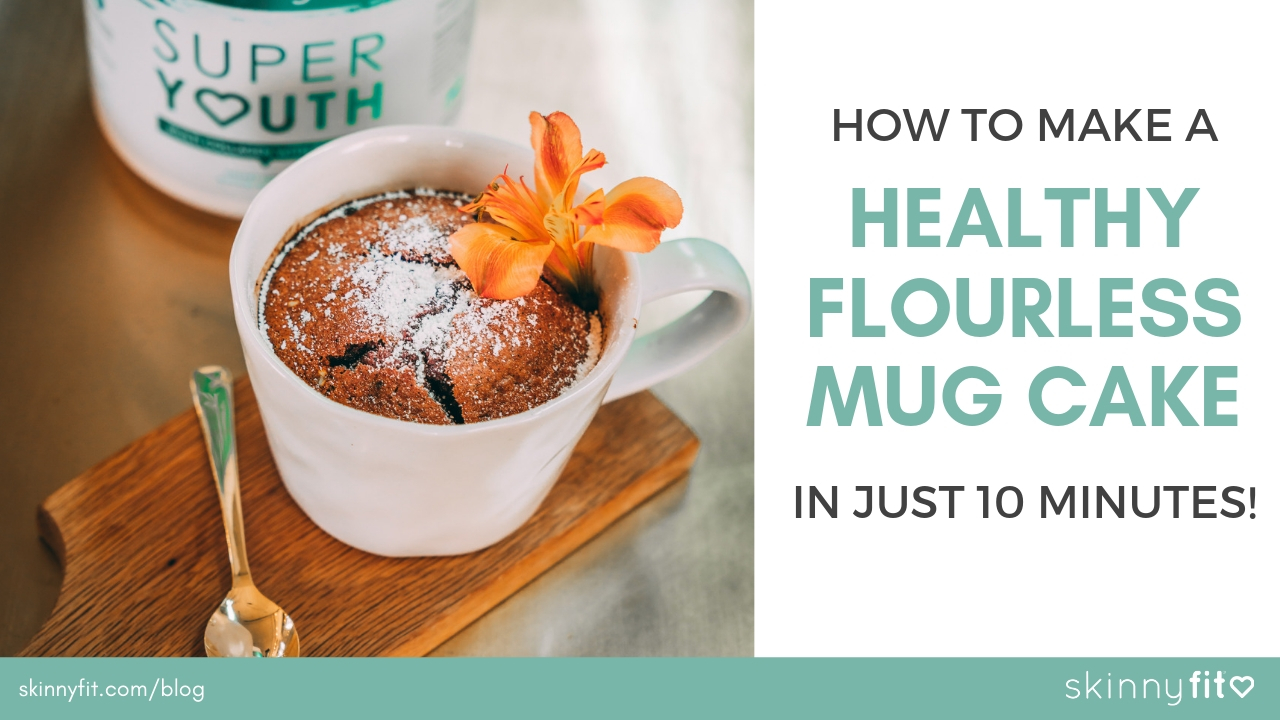 Red Velvet Flourless Mug Cake