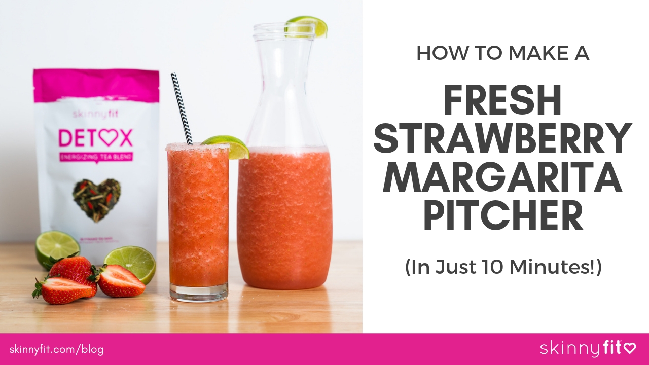 How To Make A Fresh Strawberry Margarita Pitcher