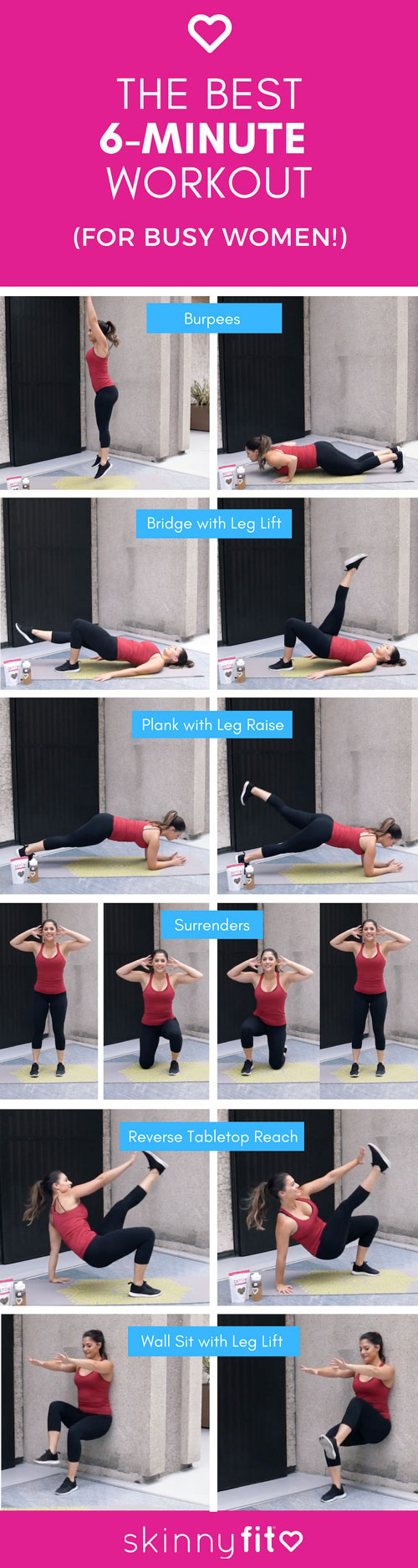 6 minute workout for busy women