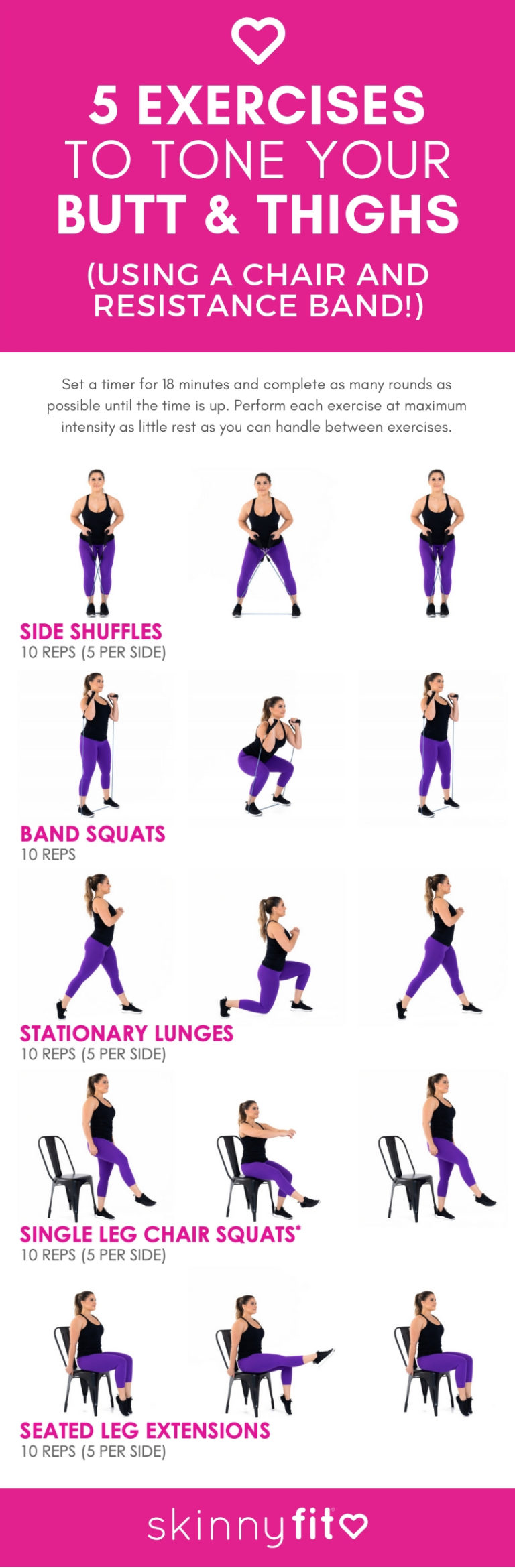 5 Band Exercises To Tone Your Butt And Thighs At Home 4995