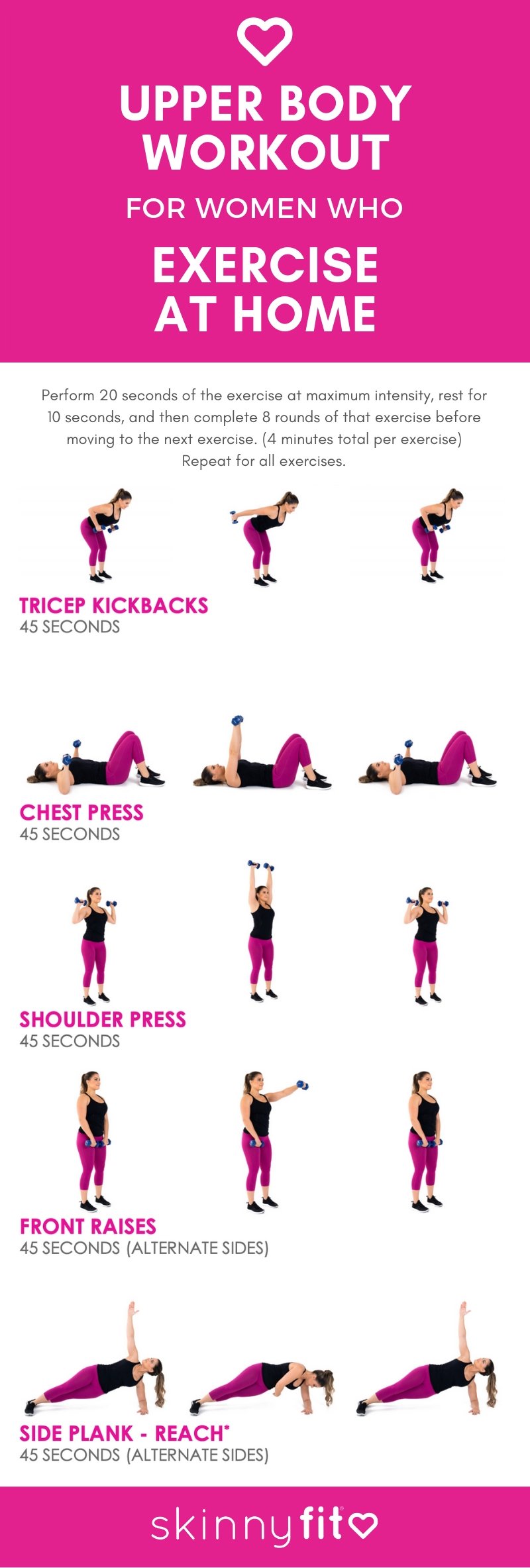 Women's upper body workout routine at home new arrivals