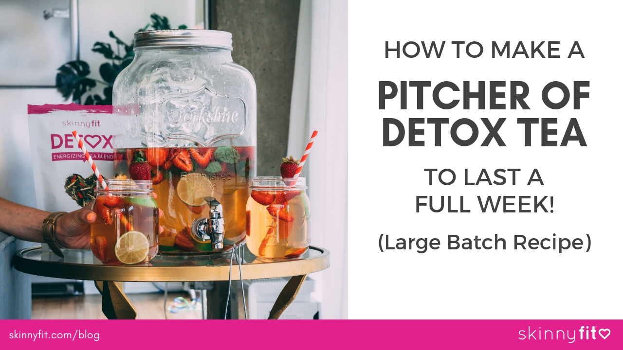 how to make a pitcher of detox tea