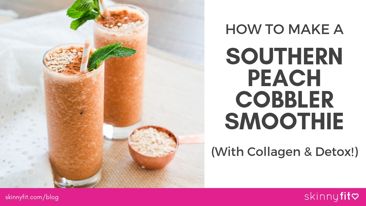 peach cobbler smoothie