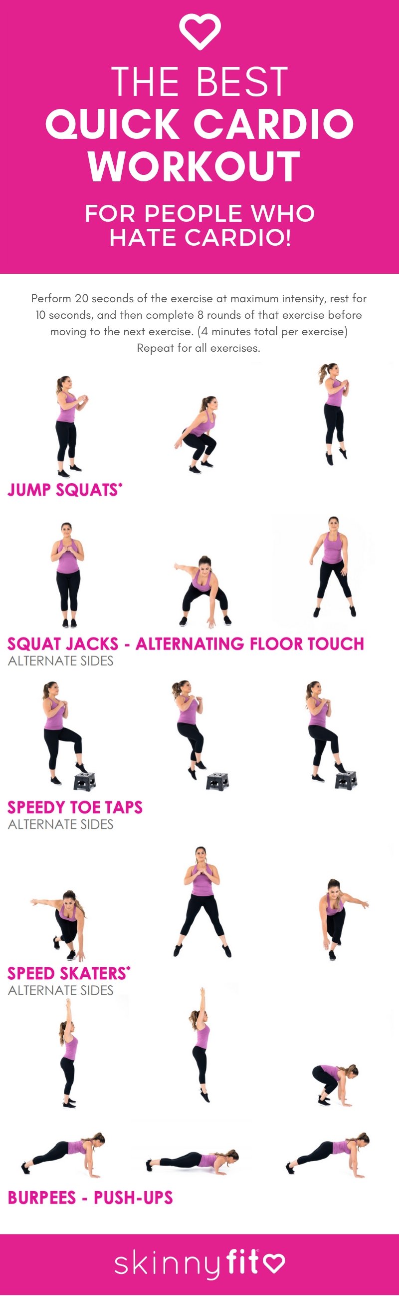 Quick cardio exercises new arrivals