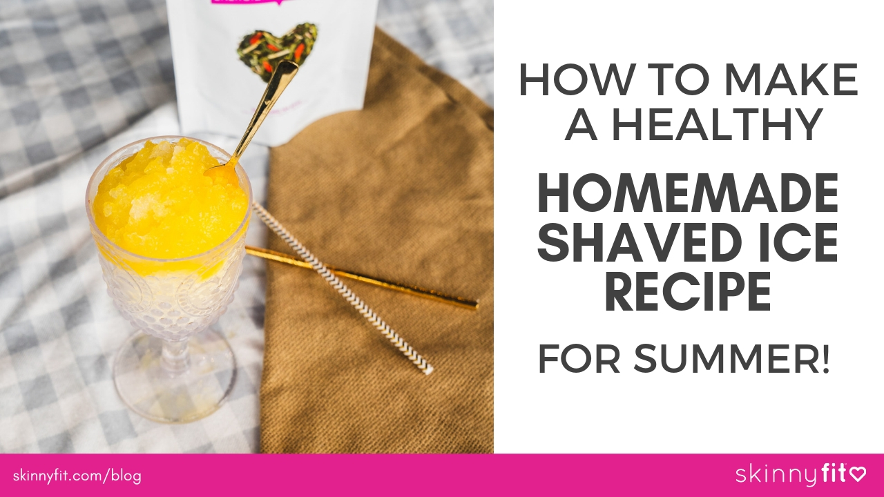 Homemade shaved ice recipe