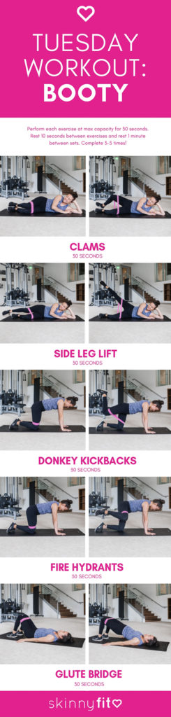 5 Weekday Booty Band Workouts To Tone Your Entire Body