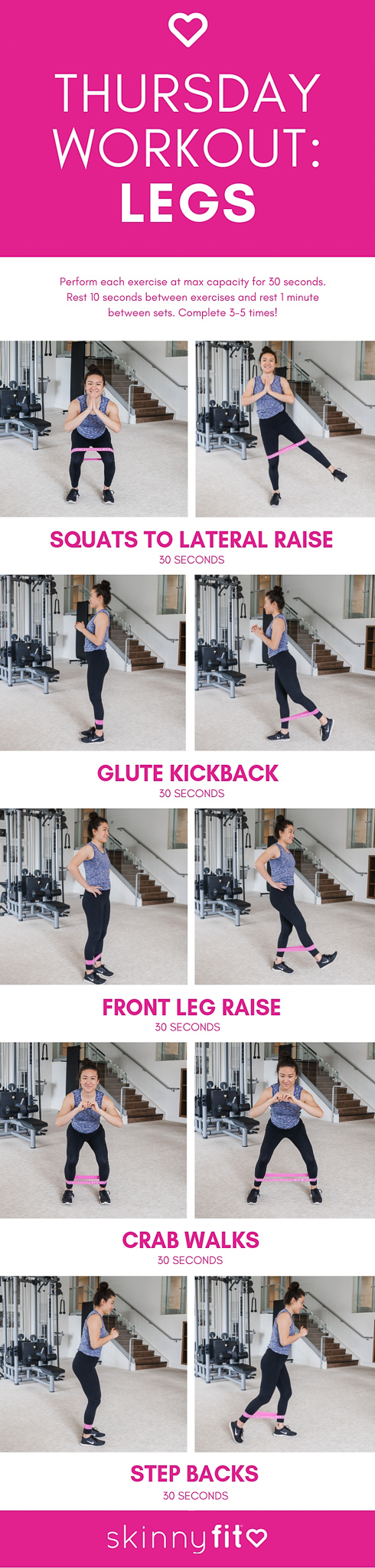 5 Weekday Booty Band Workouts To Tone Your Entire Body