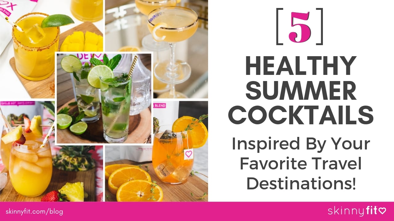 Healthy summer cocktails