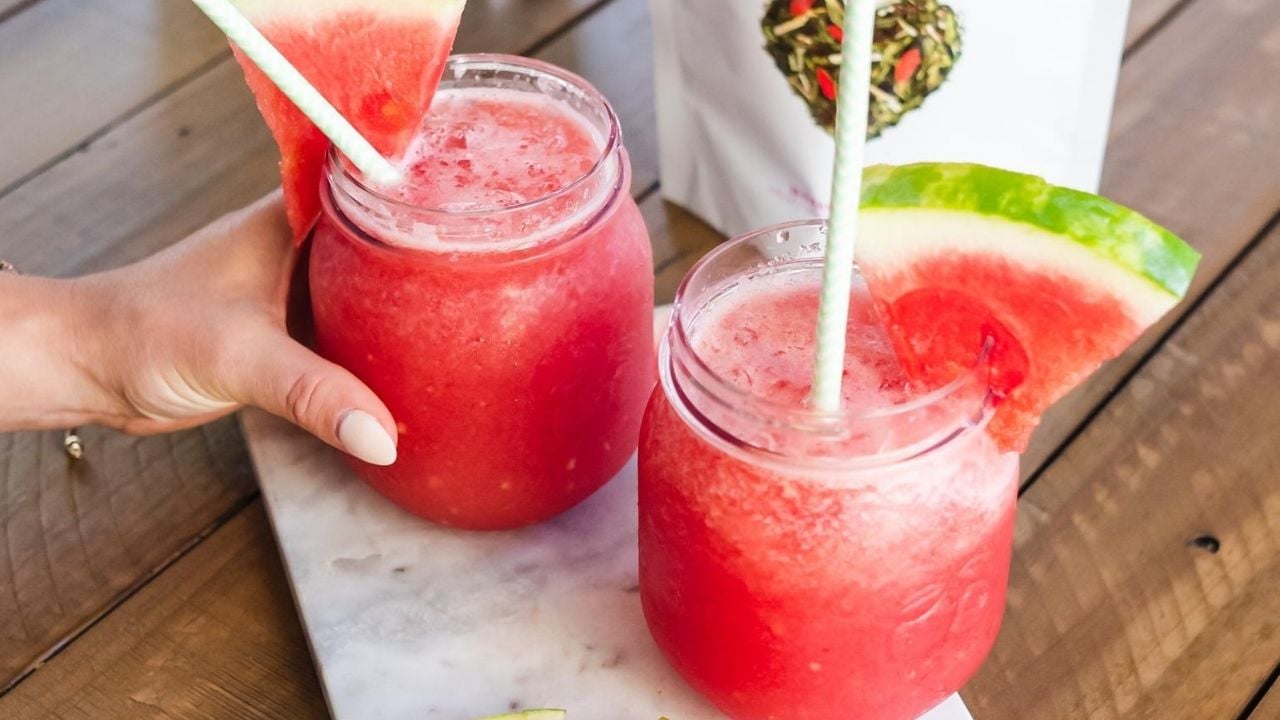 The Best Watermelon Slushie Recipe For Hot Summer Days!