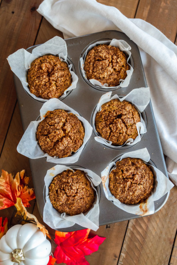 healthy pumpkin muffins