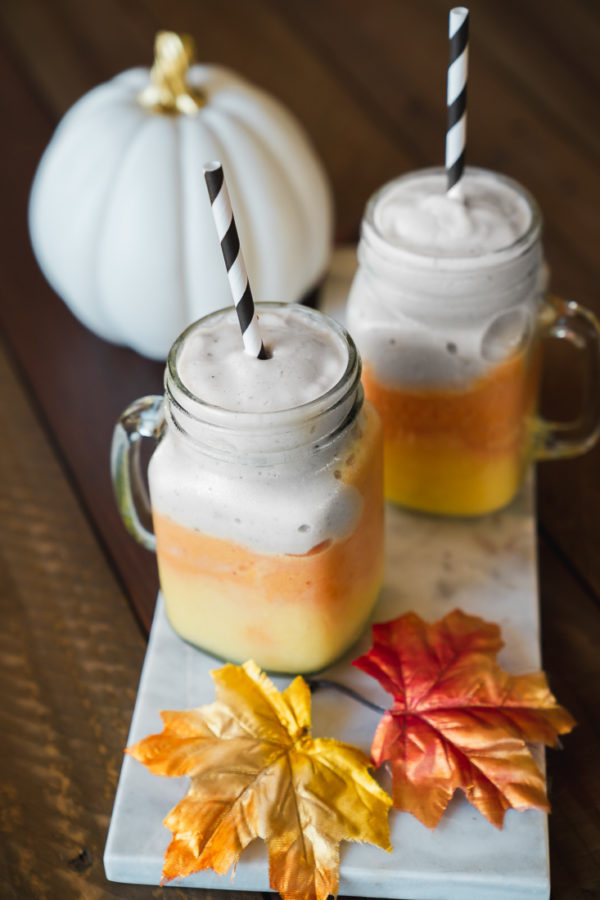 candy corn smoothie