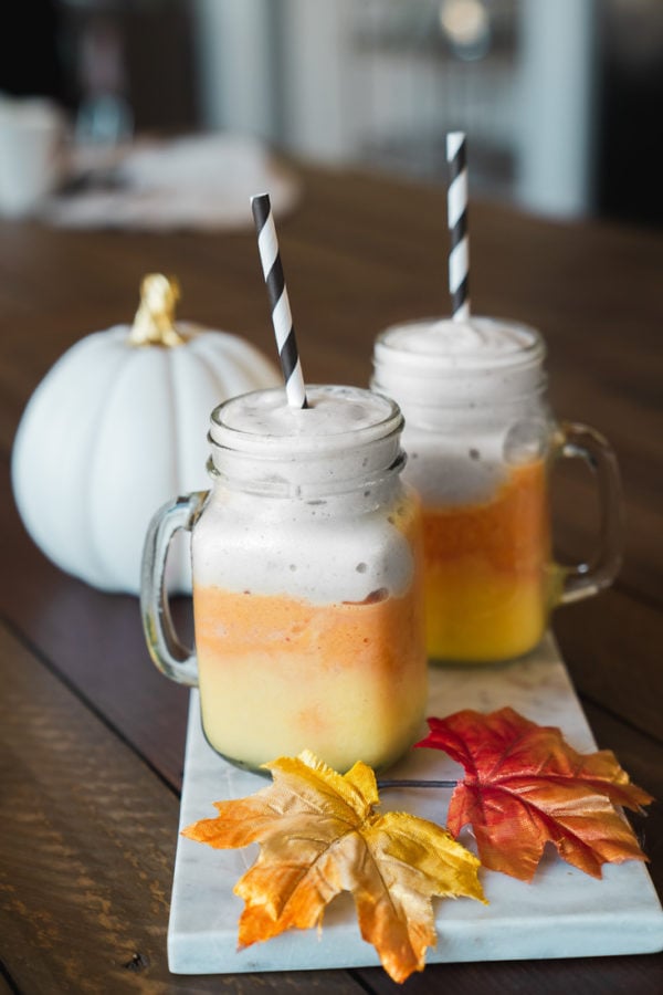 candy corn smoothie