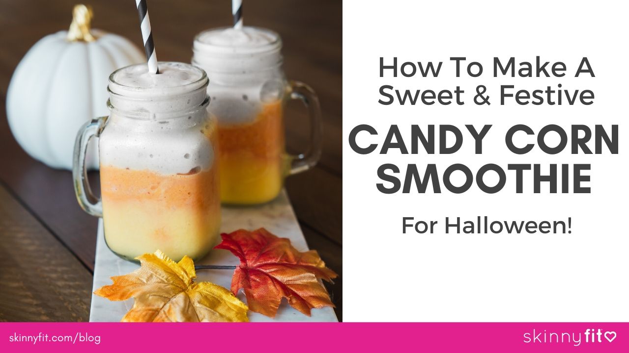 candy corn smoothie