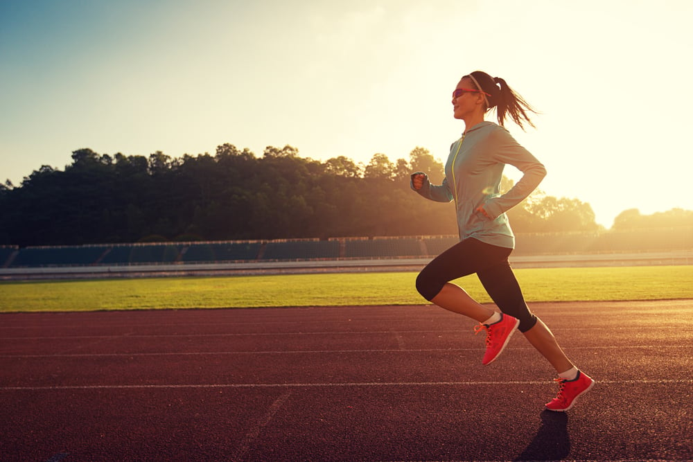 Woman running