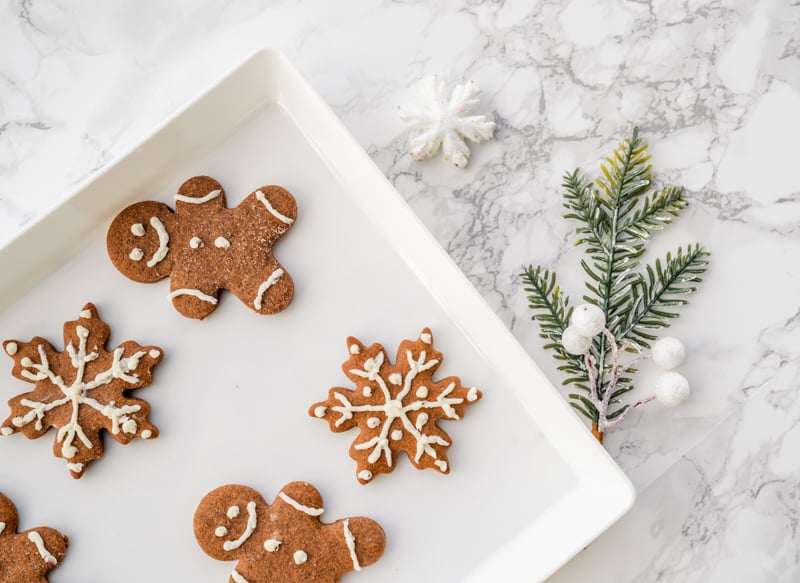 healthy gingerbread cookies