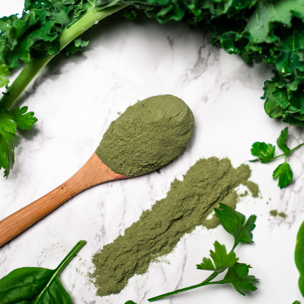 green superfood powder