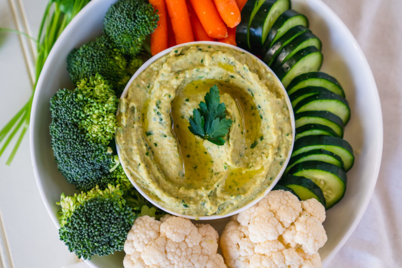 green hummus