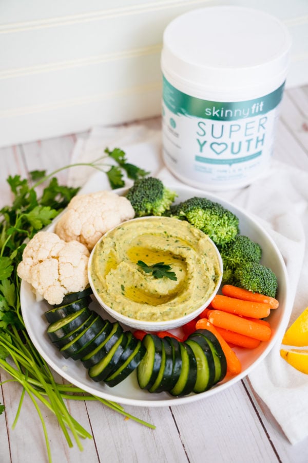 green goddess hummus