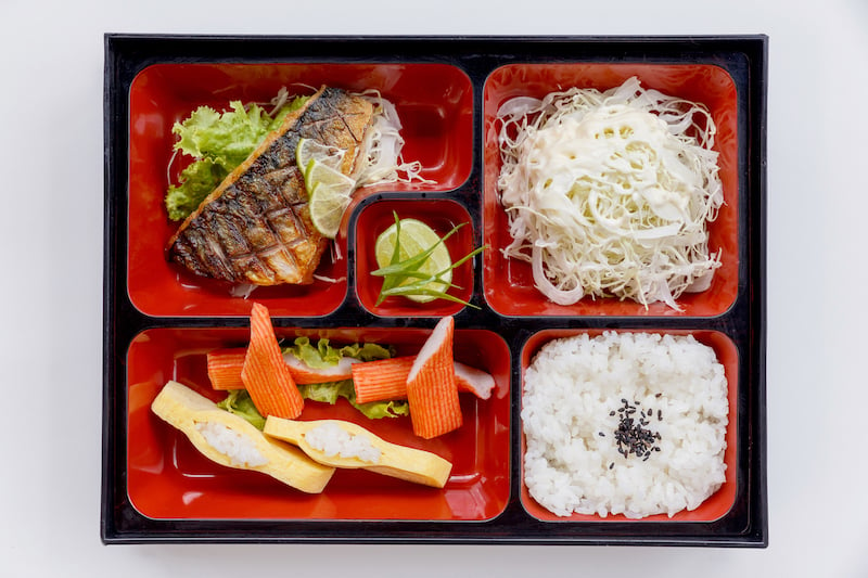 Traditional bento box