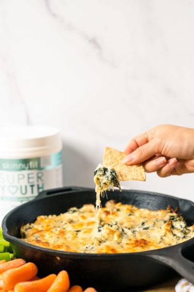 healthy artichoke dip