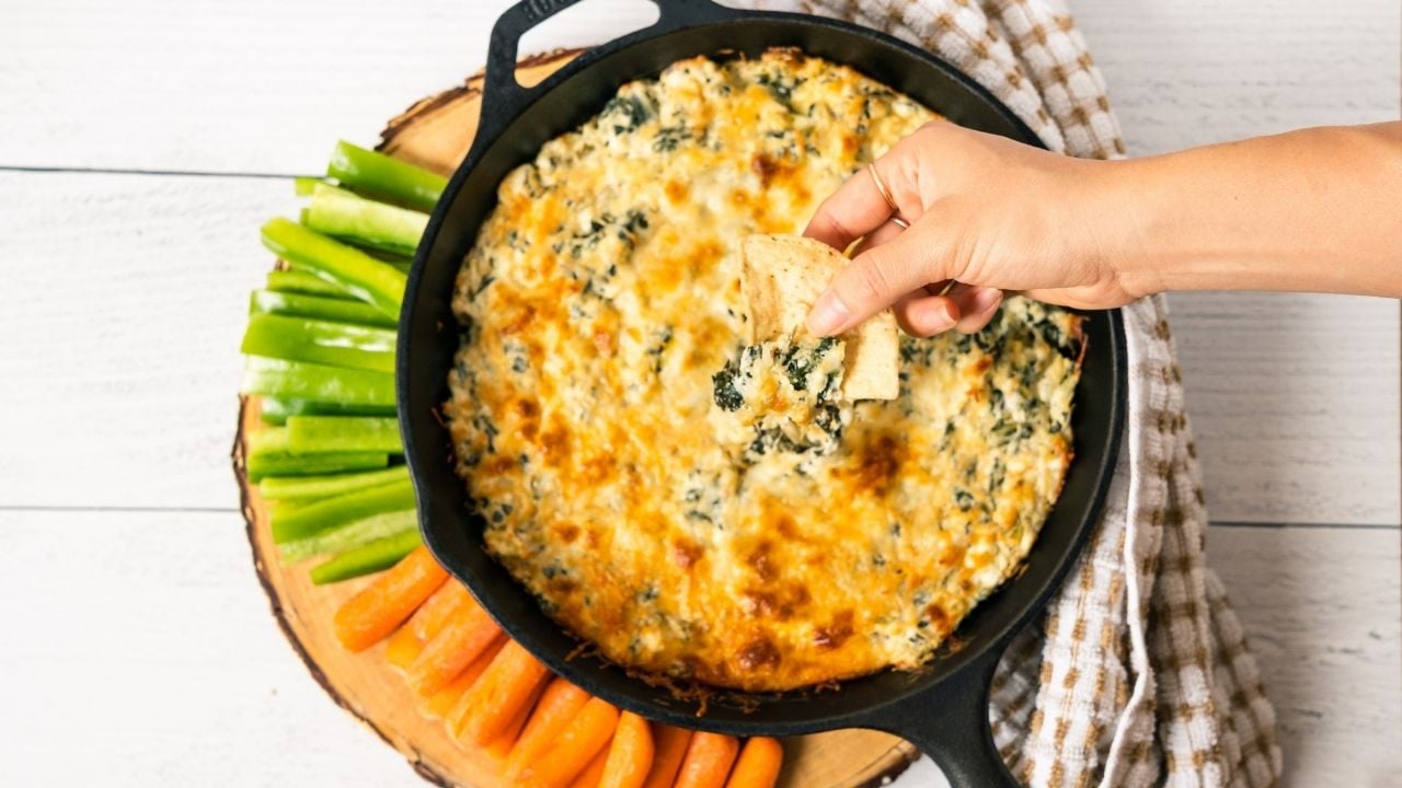 healthy artichoke dip