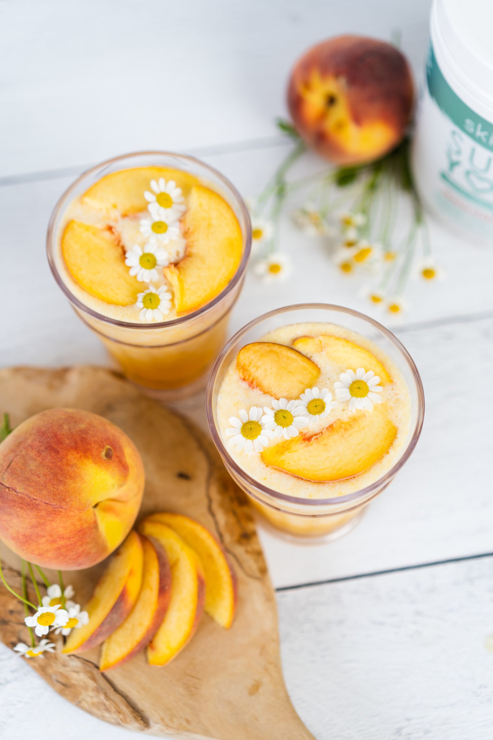 peach wine slushie