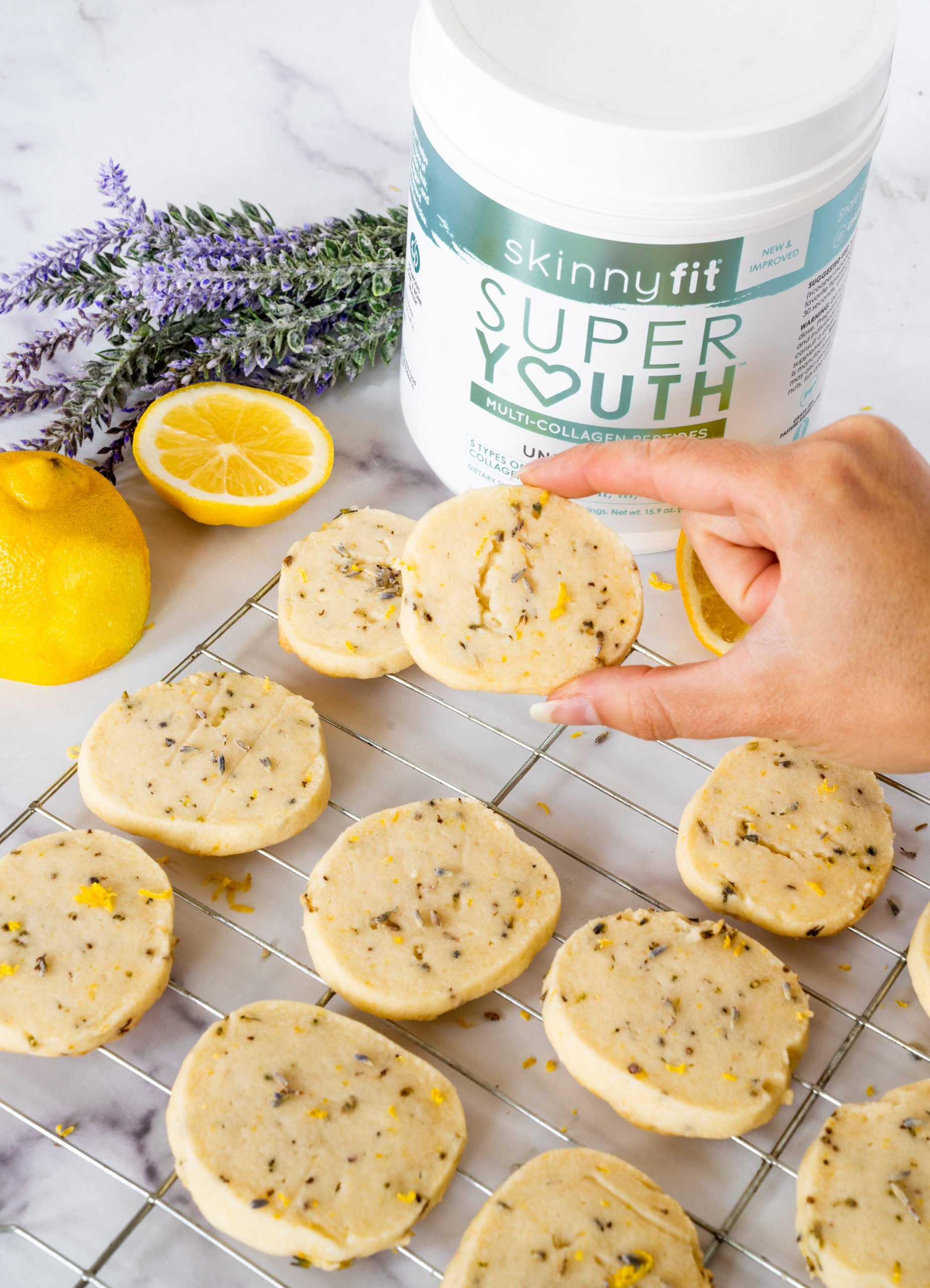 lemon lavender cookies