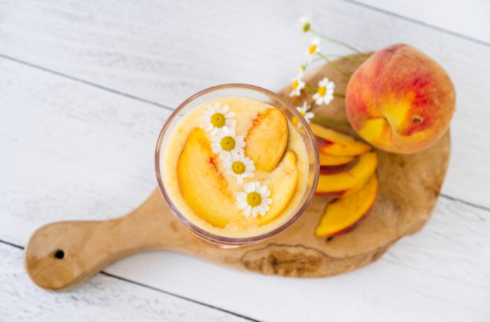 peach wine slushie