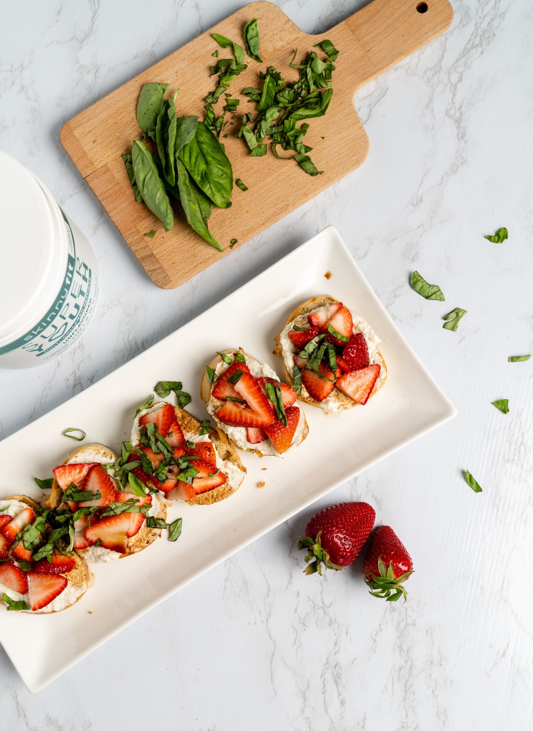 Strawberry Balsamic Bruschetta