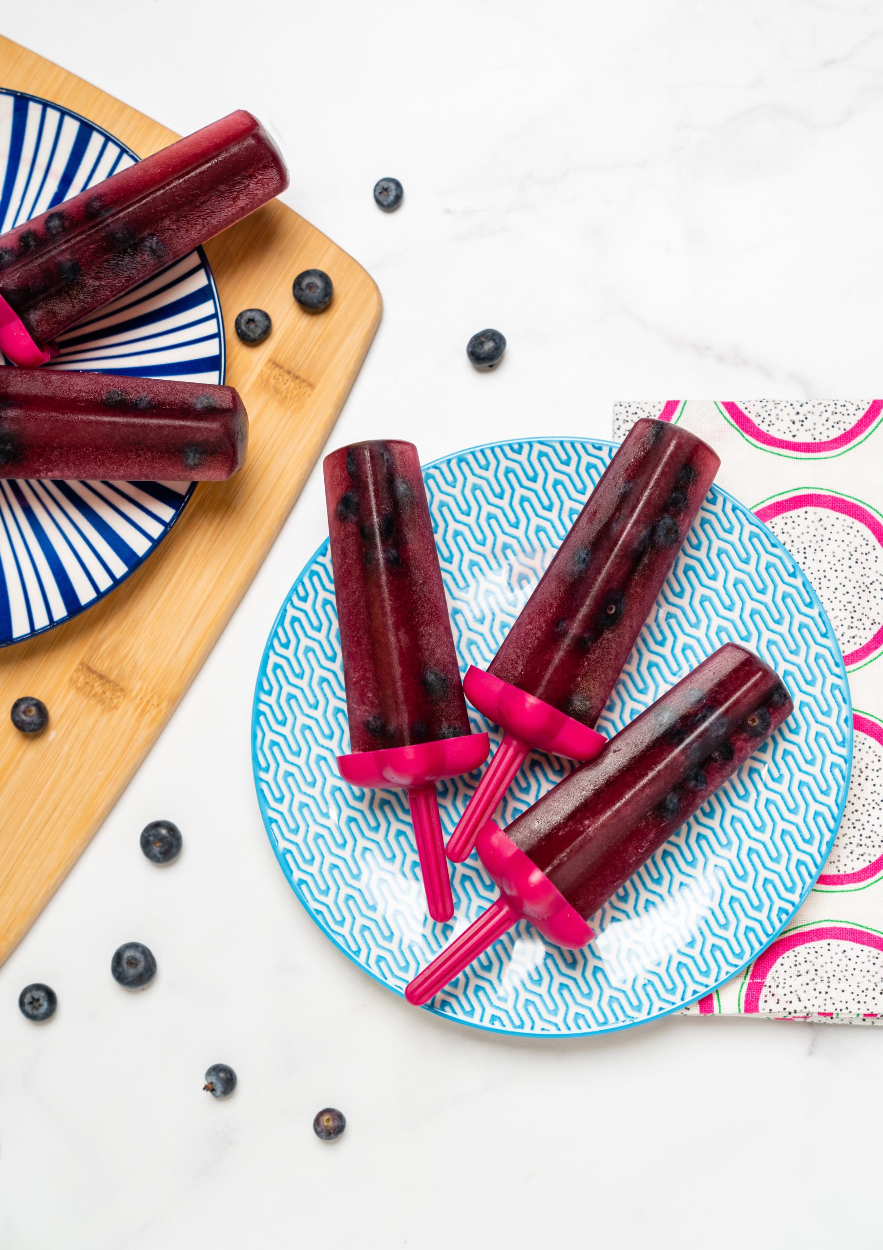 Red Wine Peach Popsicles