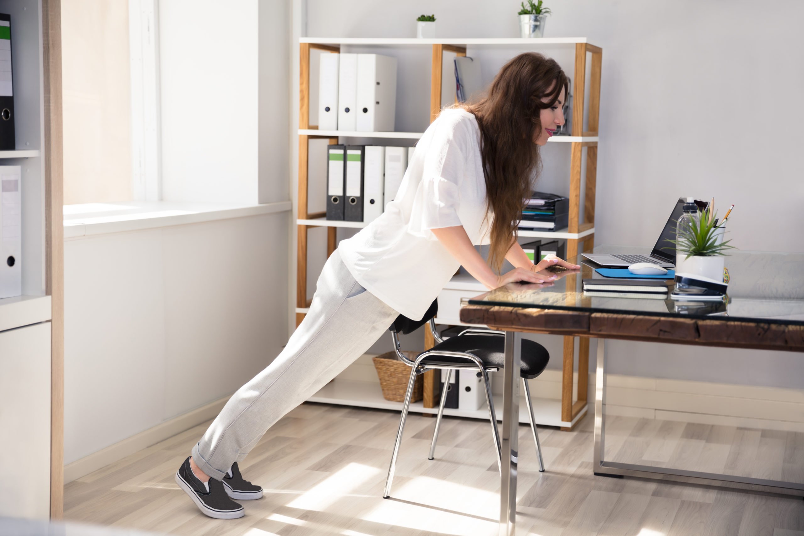 Desk push up