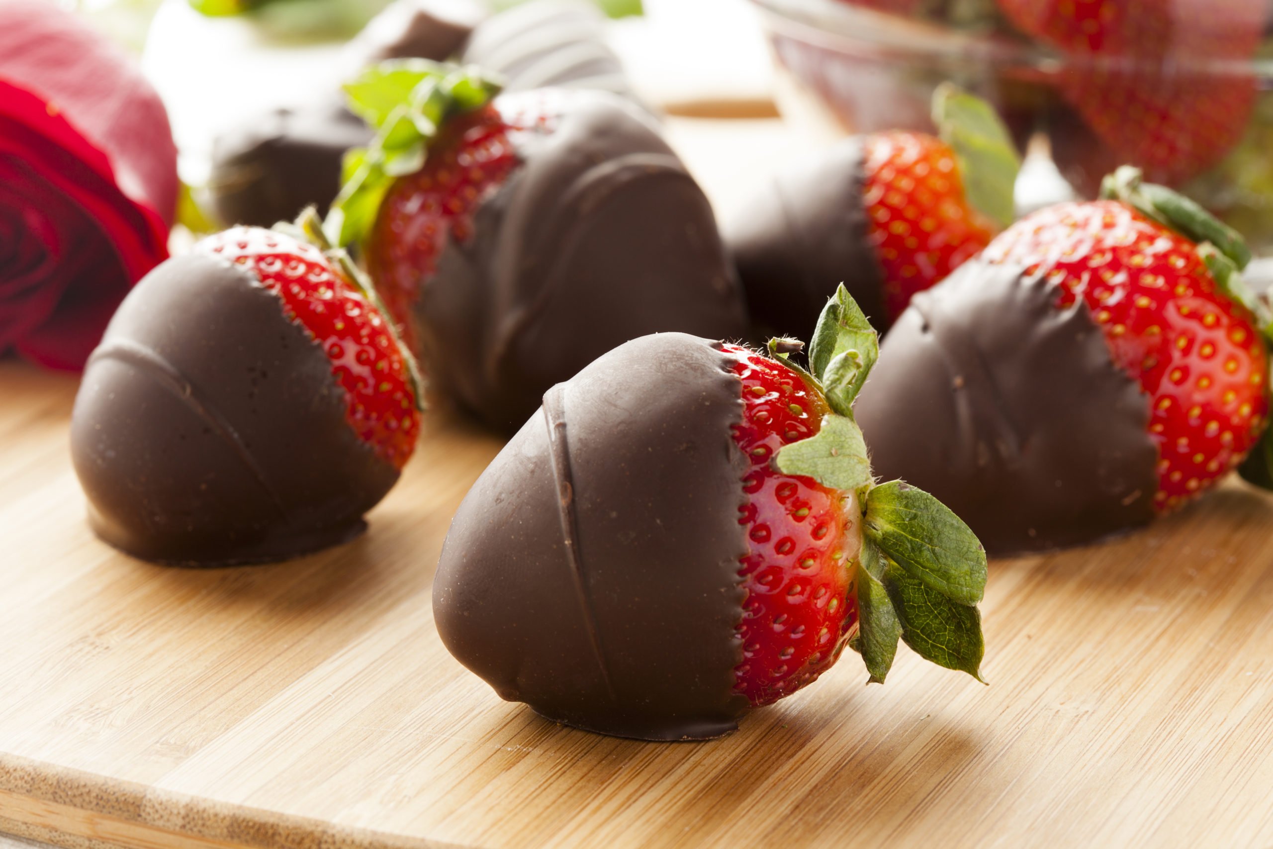 chocolate dipped fruit