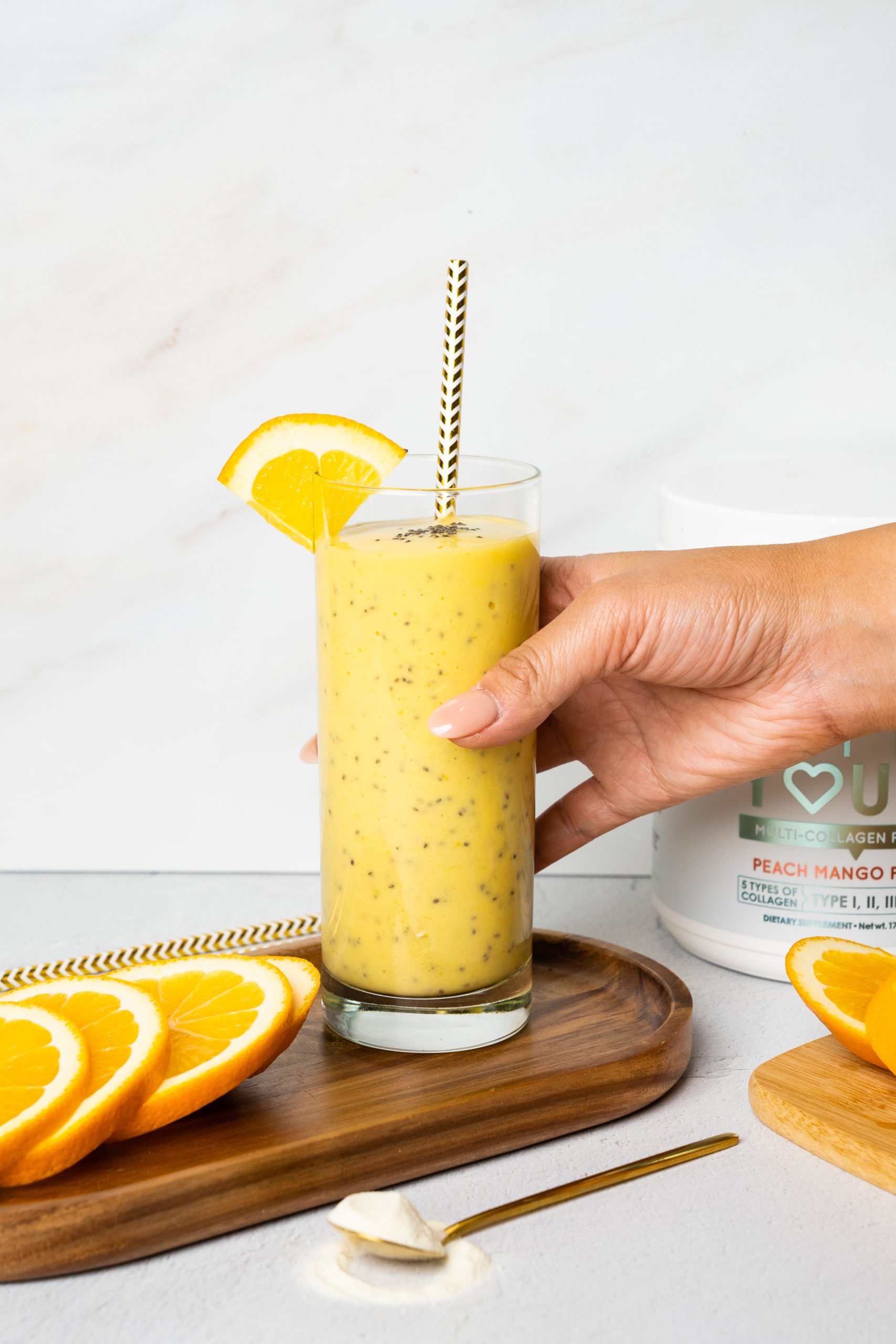 Slimming Peach Mango Smoothie