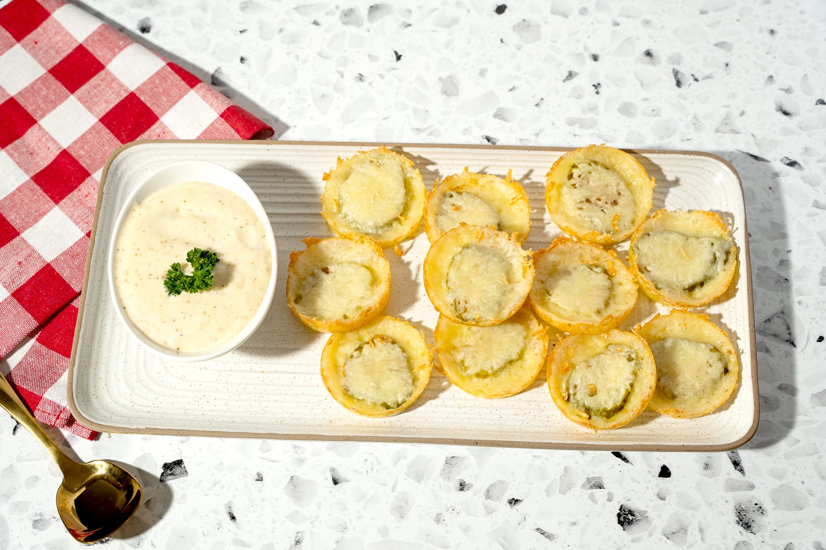 Low-Carb & Crunchy Keto Pickle Chips