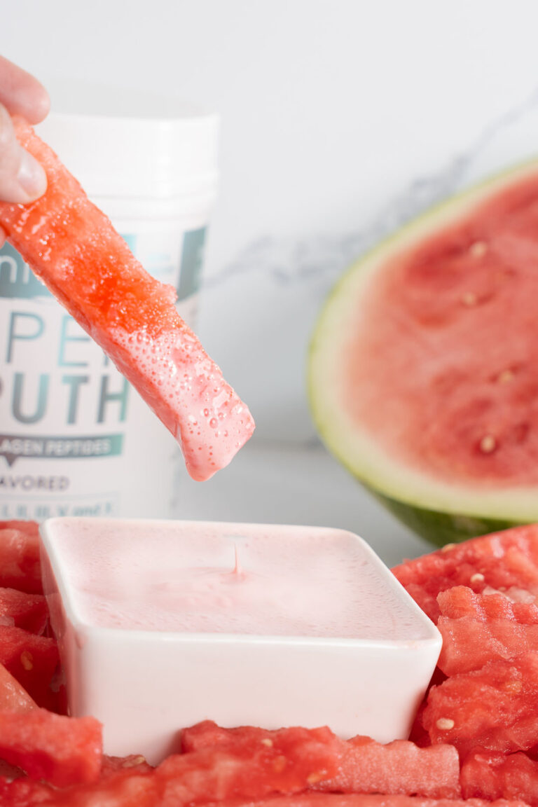 Watermelon Fries W/ Yogurt Dip