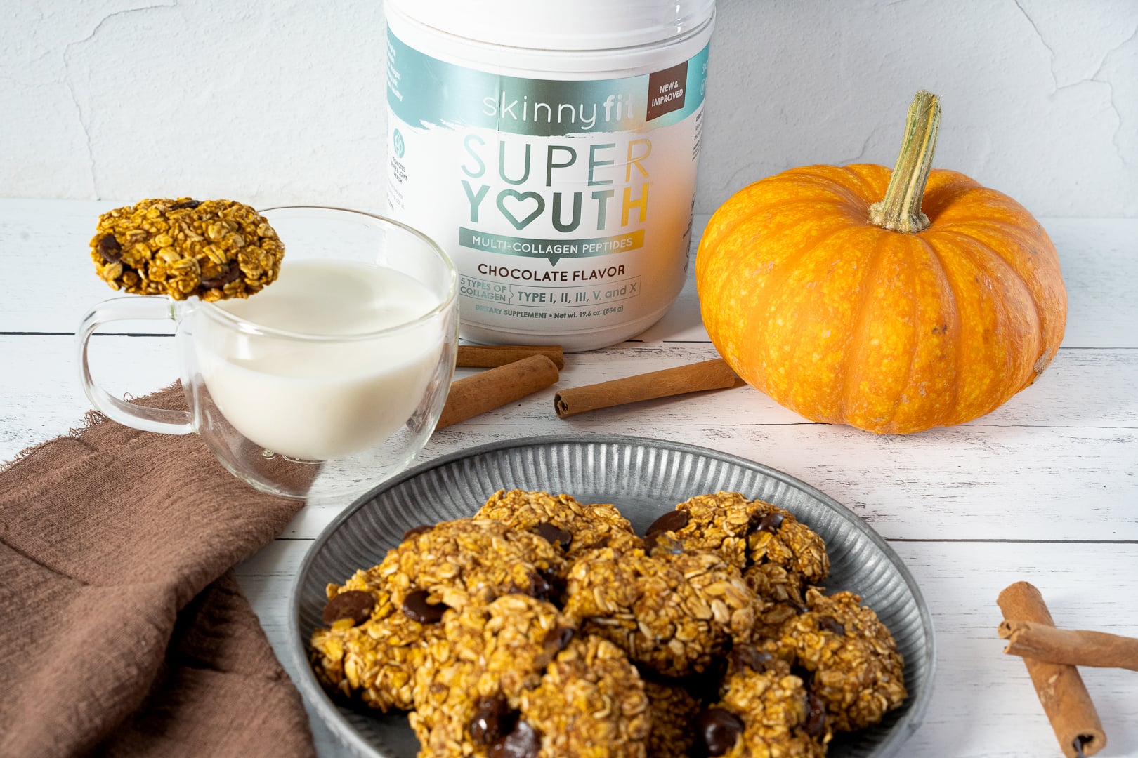 6-Ingredient Gluten-Free Pumpkin Oat Cookies