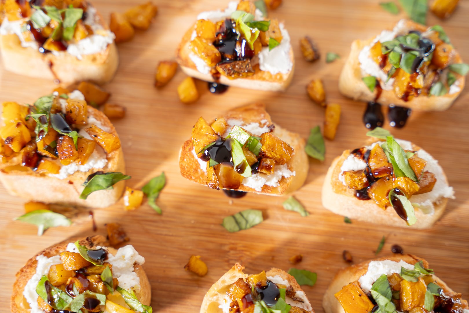 Fall Harvest Beet Bruschetta