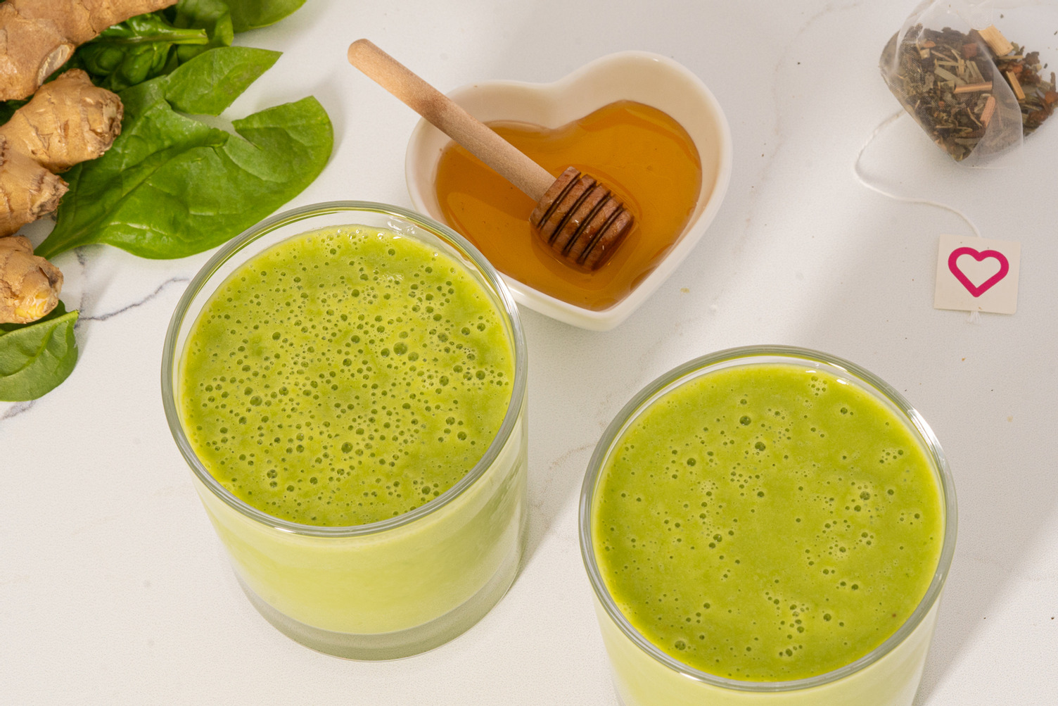 Ginger Peach Detox Smoothie