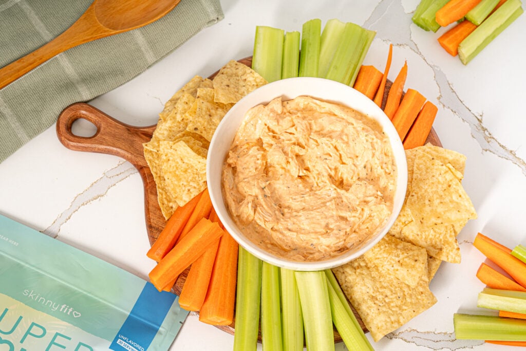 Healthy Buffalo Chicken Dip